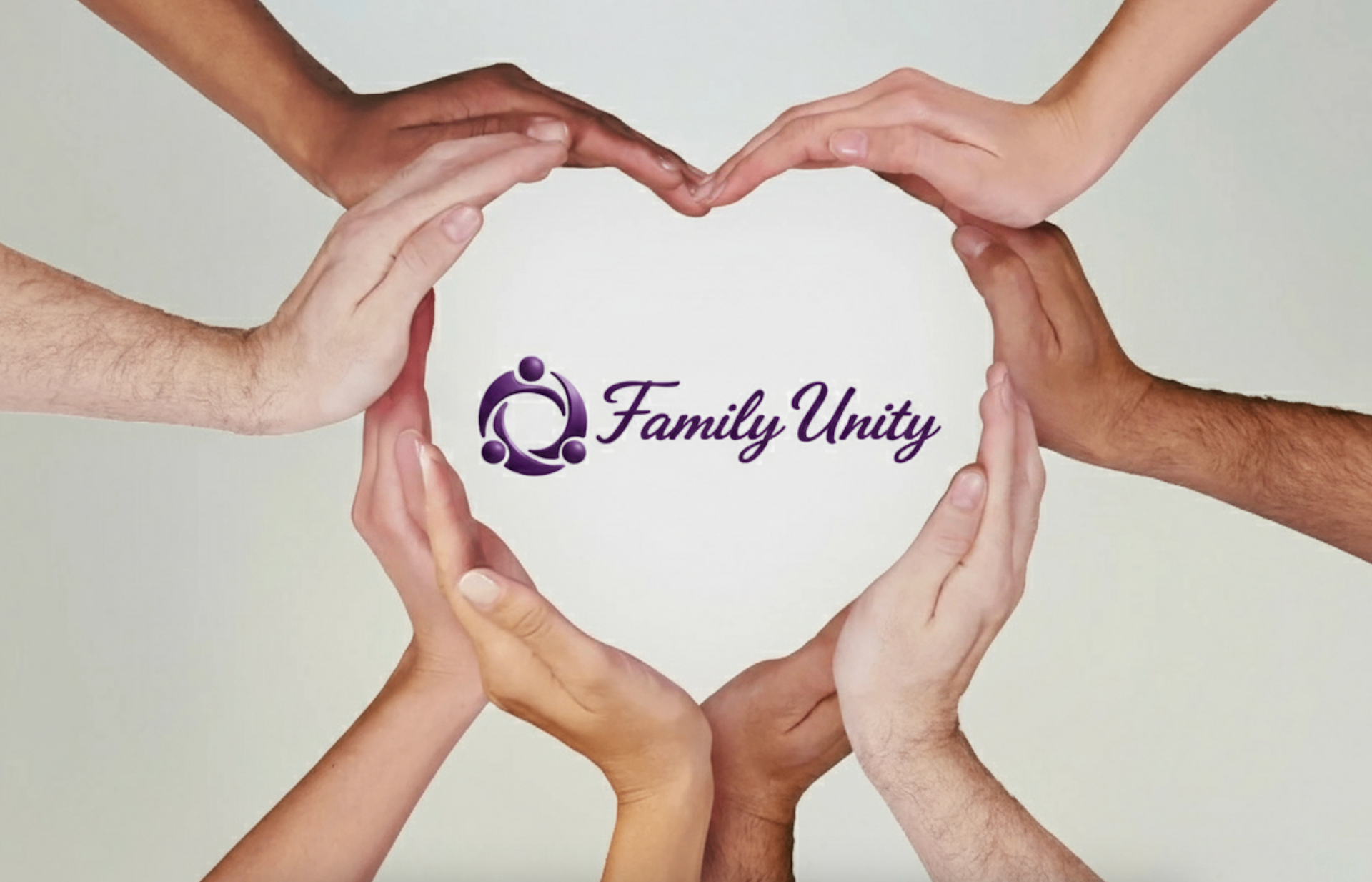 A family sitting together and talking, supported by Family Unity